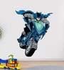 Blue Vinyl DC Comics Batman Bat Bike Matte Finish Wall Sticker