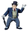 Blue Vinyl DC Comics Penguin Matte Finish Wall Sticker