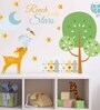 Blue Vinyl Tree Time Blue Nature Wall Sticker
