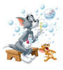 Blue Vinyl Warner Bros Tom & Jerry Matte Finish Wall Sticker