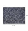 Ori (18x13) Blue Polyester (Set of 7) Table Linen Set