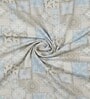 Blue Walnut Metro 186 TC Cotton King Bedsheet With 2 Pillow Covers