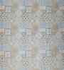 Blue Walnut Metro 186 TC Cotton King Bedsheet With 2 Pillow Covers