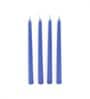Blue Wax Taper Candles Set Of 4