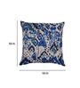 Blue Traditional Polycanvas 16 x 16 Inch Cushion Cover