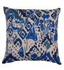 Blue Traditional Polycanvas 16 x 16 Inch Cushion Cover