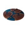 Blue Wood Handcrafted Appetizer Platter