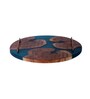 Blue Wood Handcrafted Appetizer Platter