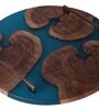 Blue Wood Handcrafted Appetizer Platter
