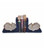 Fish Black Engineered Wood Bookend