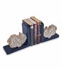 Fish Black Engineered Wood Bookend