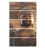 Blue Wood Multiple Frames Buddha Beautiful Art Panels