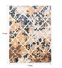 Buy Blue Wool Abstract  5 ft x 7 ft Hand Tufted Carpet Carpet
