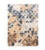 Buy Blue Wool Abstract 6 ft x 9 ft Hand Tufted Carpet Carpet