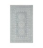 Blue Wool Abstract 5 x 8 Feet Hand Tufted Carpet