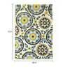 Buy Multicolor Floral Wool and Art Silk 4 ft x 6 ft Hand Tufted Carpet