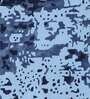 Buy Blue Wool and Viscose Abstract 4 x 6 Feet Hand Tufted Carpet