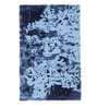 Buy Blue Wool and Viscose Abstract 4 x 6 Feet Hand Tufted Carpet