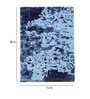Buy Blue Wool and Viscose Abstract 6 x 8 Feet Hand Tufted Carpet