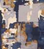 Buy Blue Wool and Viscose Abstract 4 x 6 Feet Hand Tufted Carpet