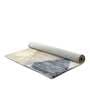 Buy Blue Wool and Viscose Geometrical 4 x 6 Feet Hand Tufted Carpet