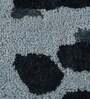 Buy Blue Wool and Viscose Abstract 4 x 6 Feet Hand Tufted Carpet