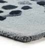 Buy Blue Wool and Viscose Abstract 5 x 7 Feet Hand Tufted Carpet