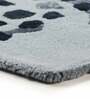 Buy Blue Wool and Viscose Abstract 4 x 6 Feet Hand Tufted Carpet