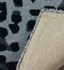 Buy Blue Wool and Viscose Abstract 4 x 6 Feet Hand Tufted Carpet