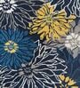 Blue Wool Floral 4 x 6 Feet Hand Tufted Carpet Hand Tufted Carpet
