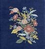 Blue Wool Floral 4 x 6 Feet Hand Tufted Carpet Hand Tufted Carpet