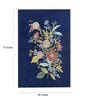 Blue Wool Floral 4 x 6 Feet Hand Tufted Carpet Hand Tufted Carpet
