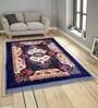 Blue Wool Persian 4 ft x 6 ft Hand Tufted Carpet