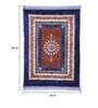 Blue Persian Wool 4 ft x 6 ft Hand Tufted Carpet