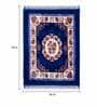 Blue Wool Persian 4 ft x 6 ft Hand Tufted Carpet