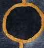 Buy Blue Wool Geometrical  5 ft x 7 ft Hand Tufted Carpet Carpet