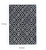 Blue Wool Geometrical 5 x 8 Feet Hand Tufted Carpet