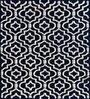 Blue Wool Geometrical 5 x 8 Feet Hand Tufted Carpet
