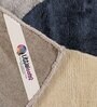 Buy Blue Wool Geometrical 4 ft x 6 ft Hand Tufted Carpet Carpet