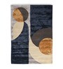 Buy Blue Wool Geometrical 6 ft x 9 ft Hand Tufted Carpet Carpet