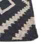 Blue Wool Geometrical 8 Ft X 10 Ft Flat Weaves Carpet