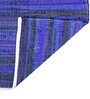 Blue Wool 4 ft X 6 ft Hand Woven Dhurrie