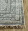 Grey Persian Wool 9 ft x 12 ft Hand Knotted Carpet