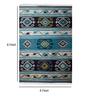 Blue Wool Rectangle 4 x 6 Feet Dhurrie