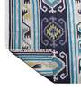 Blue Wool Rectangle 4 x 6 Feet Dhurrie