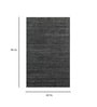 Blue Solid Wool 5 ft x 7 ft Hand Woven Carpet