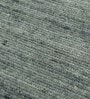 Blue Solid Wool 5 ft x 7 ft Hand Woven Carpet