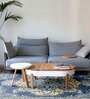 Orange Persian Wool 5 ft x 8 ft Hand Tufted Carpet