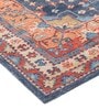 Blue Wool Traditional 4 ft x 6 ft Hand Tufted Carpet