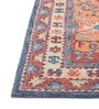Blue Wool Traditional 4 ft x 6 ft Hand Tufted Carpet